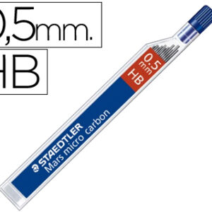 Minas Staedtler Mars Micro Grafite 0,5 mm Hb Tubo c/ 12 Minas