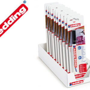 Marcador Edding 8040/1 p/ Tecido Cor Preto