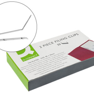 Encadernador Fastener Q-Connect Prateado (50 Unidades)