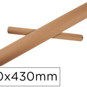 Tubo de Cartão Q-Connect Porta-documentos Capa Plastico 40x430mm