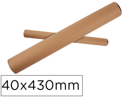 Tubo de Cartão Q-Connect Porta-documentos Capa Plastico 40x430mm