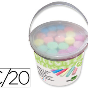 Giz p/ Chao Cores Sortidas Caixa 20 Unidades