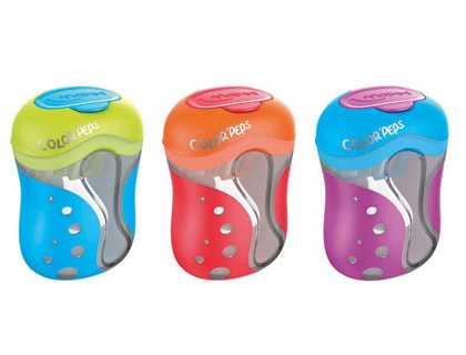 Afia Lápis Color Peps Maped de Dois Usos c/ Deposito Cores Sortidas