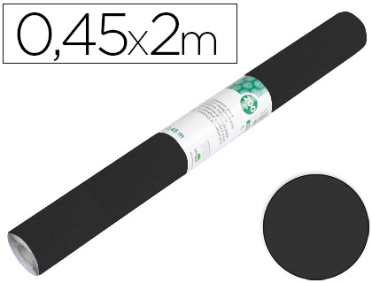 Rolo Adesivo Unicolor Preto Mate Rolo de 0,45 X 2 Mt