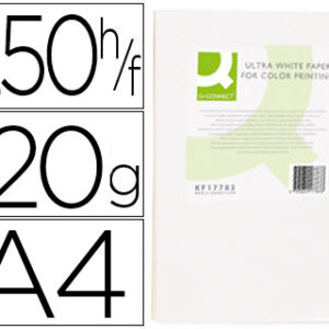 Papel Fotocopia Ultra White Q-Connect Din A4 120 Gramas (250 Folhas)