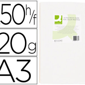 Papel Fotocopia Ultra White Q-Connect Din A3 120 Gramas (250 Folhas)