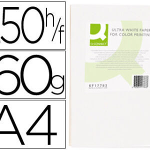 Papel Fotocopia Ultra White Q-Connect Din A4 160 Gramas (250 Folhas)