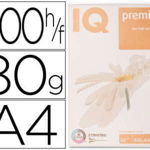 Papel Fotocopia Iq Premium Din A4 80 Gramas (500 Folhas)