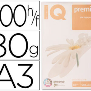 Papel Fotocopia Iq Premium Din A3 80 Gramas (500 Folhas)