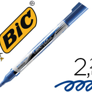 Marcador Bic Velleda Liquid Pocket Ponta Redonda 2,2 mm Azul
