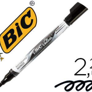 Marcador Bic Velleda Liquid Pocket Ponta Redonda 2,2 mm Preto