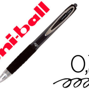 Caneta Uni-Ball Roller Umn-207 Retratil 0,7 mm Cor Preto