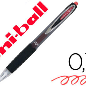 Caneta Uni-Ball Roller Umn-207 Retratil 0,7 mm Cor Vermelho
