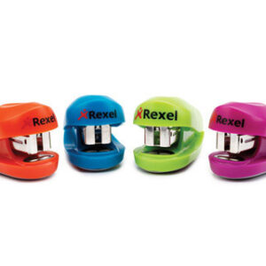 Agrafador Rexel Buddy + Caixa de Agrafos Cores Sortidas Capacidadee 10 Folhas