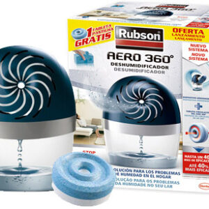 Desumidificador Rubson Aero 360 c/ Recarga 189X118X241 Mm - RUBSON
