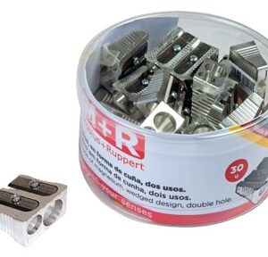 Emb. 30x Afia Lápis M+R 211 Metalico Retangular de Dois Usos