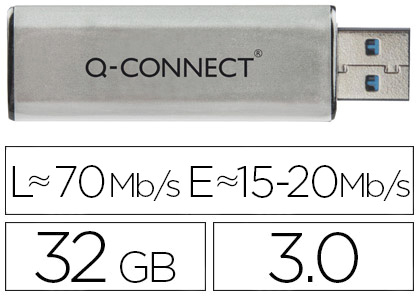 Pen Drive Usb Flash 32GB USB 3.0 - Q-CONNECT
