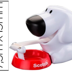 Desenrolador Scotch de Secretaria Doggy C31 de 19mm X7,5 Mt Inclui Rolo de Fita Magic