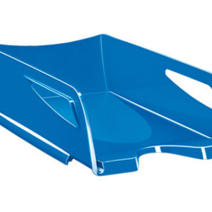 Tabuleiro de Secretaria Cep Maxi de Grande Capacidade 386X270X115 mm Plastico Azul