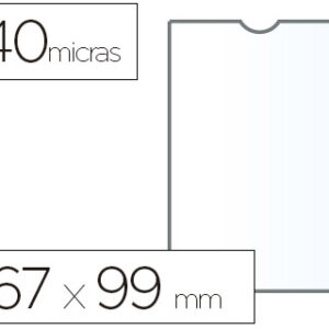 Bolsa Porta Documentos Esselte Plastico 140 Microns Medidas 67x99 mm (1 Unidade)