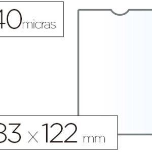Bolsa Porta Documentos Esselte Plastico 140 Microns Medidas 83x122mm (1 Unidade)