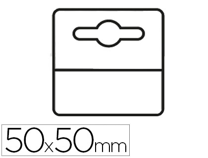 Etiqueta 3L p/Pendurar Adesiva Office em PVC 50X50 mm (1000 Unidades)