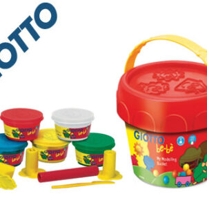 Pasta Giotto Bebe p/ Modelar Cubo Maxi c/ Acessorios