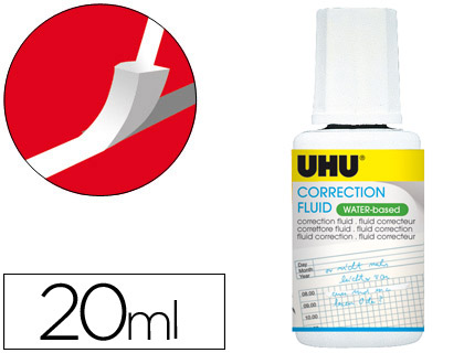 Corretor Uhu de Frasco Base Aquosa 20 ml