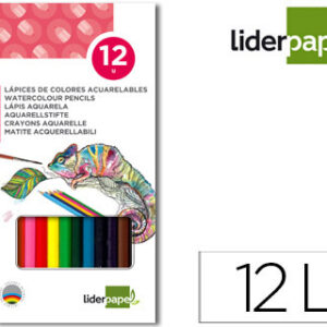 Lápis de Cores Aguarelaveis Caixa de 12 Cores