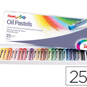 Pasteis de Oleo Pentel Arts 25 Cores