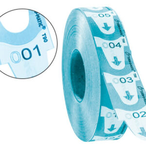 Tickets Turnomatic 31X67 mm Cor Azul Rolo 4000 Tickets