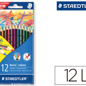 Lápis de Cores Staedtler Wopex Ecologico 12 Cores em Caixa de Cartão