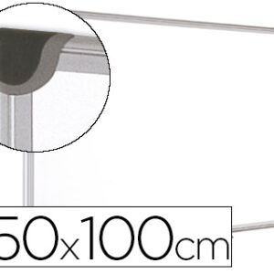 Quadro Branco Bi-Office Magnetico Maya W Ceramica Vitrificada Moldura de Alum?nio 150x100cm