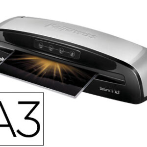 Plastificadora Fellowes Saturn 3I Din A3 2 Rolos Sistema Anti Encravamento Ate 125 Microns