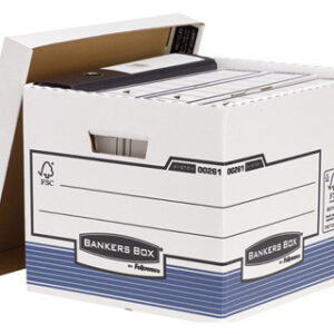 Caixa Fellowes Cart?o Reciclado p/Armazenamento de Arquivo Capacidade 4 Caixas de Arquivo Formato A4