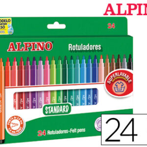 Marcador Alpino Standard Cajxa de 24 Cores