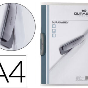 Pasta Dossier Durable Duraswing Clip Lateral Giratoria Polipropileno Din A4gafite 30 Folhas