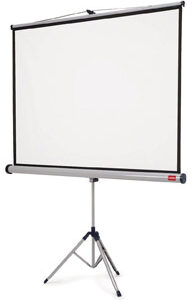 Tela Branco Mate Com Tripe 1500X1138 Mm - NOBO