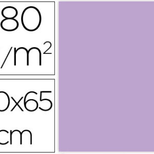 Cartolina 50X65 cm 180G/M2 Lilas Embalagem de 25 Folhas
