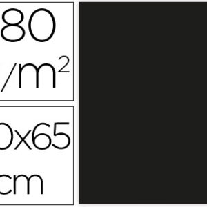 Cartolina 50X65 cm 180G/M2 Preto Embalagem de 25 Folhas