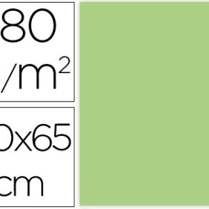 Cartolina 50X65 cm 180G/M2 Verde Erva Embalagem de 25 Folhas