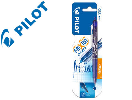 Caneta Pilot Frixion Clicker Apagavel 0,7 mm Cor Azul Claro em Blister
