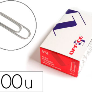 Clips Lismania L-Office Nº2 28 Mm Caixa De 100 Unidades