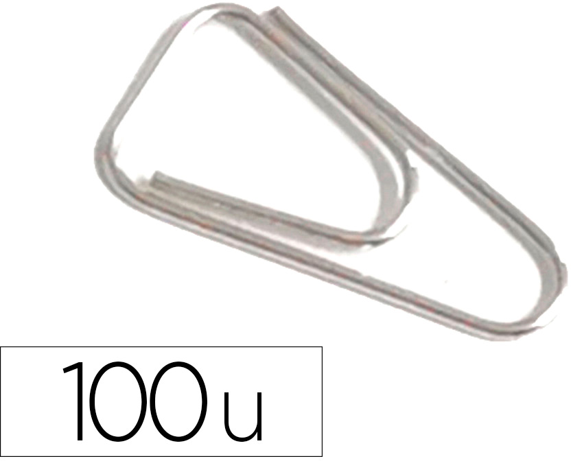 Clips Lismania L-Office Nº3 Triangular 20 Mm Caixa De 100 Unidades