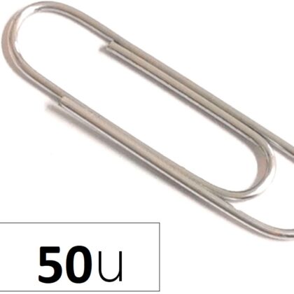 Pack 50x Clips Lismania L-Office Nº10 50 Mm