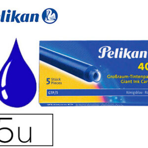 Cartucho Pelikan Gtp/5 Azul Real