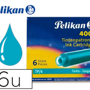 Cartucho Pelikan Tp6 Turquesa
