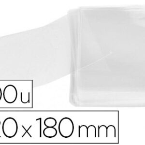 Bolsa Polipropileno Apli 120X180 mm Transparente Pack de 100 Unidades