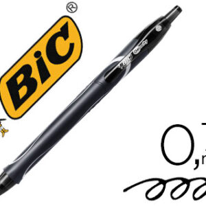 Caneta Bic Gelocity Quick Dry Retratil c/ Tinta Gel Preto Ponta de 0,7 mm