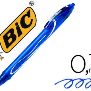 Caneta Bic Gelocity Quick Dry Retratil c/ Tinta Gel Azul Ponta de 0,7 mm